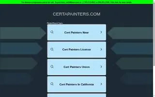 CertaPro Painters of the South Shore and Boston website