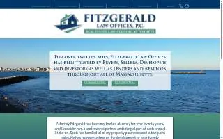 Fitzgerald Law Offices, P.C. website