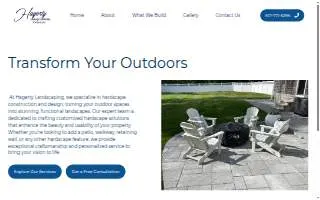 Hagerty Landscaping website