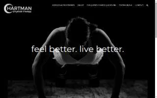 Hartman Physical Therapy website