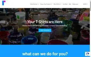 Hemlock Ink Screen Printing, Embroidery and Promotional Products website