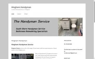 Hingham Handyman website