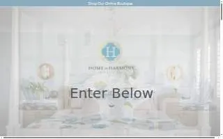 Home in Harmony Designs website