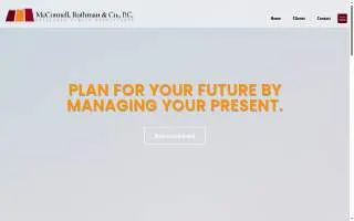 McConnell Rothman & Co., Inc. Certified Public Accountants of Hingham website