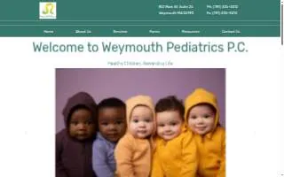 Weymouth Pediatrics website