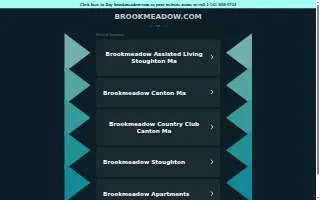 Brookmeadow at Cobb Corner of Holbrook website
