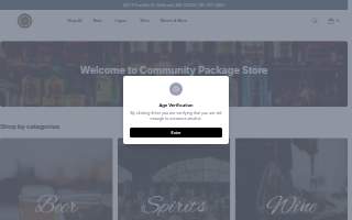 Community Package Store