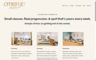 emerge pilates website