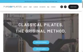 Pure Pilates Inc of Holbrook website