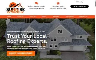 Sunrise Exterior LLC of Holbrook website