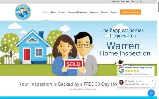 Warren Home Inspections of Holbrook website