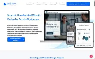 Boston Graphic Design Studio Llc - Website Designer of Holden website