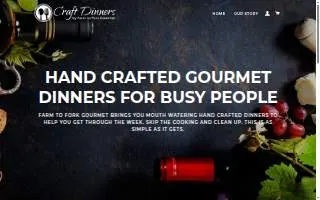 Craft Dinners website