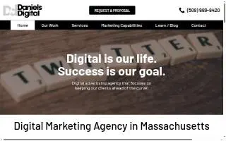 Daniels Digital website