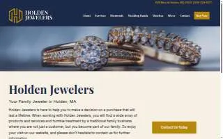 Holden Jewelers website