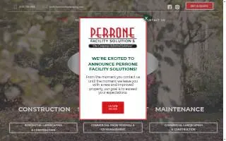 Perrone Landscaping website