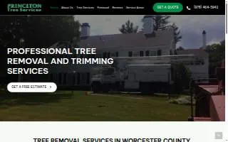 Princeton Tree Services, Inc website