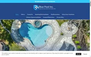 Blue Pool Inc of Holliston website