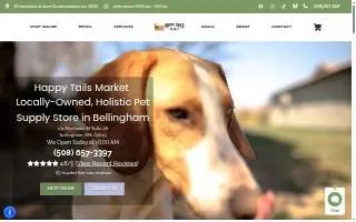 Happy Tails Market of Holliston website