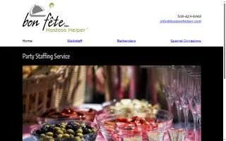 Hostess Helper Inc website