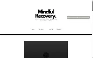Mindful Recovery website