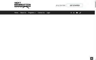 Next Generation Martial Arts of Holliston website