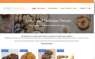 Onebitesweet LLC website