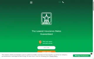 Estrella Insurance of Holyoke website