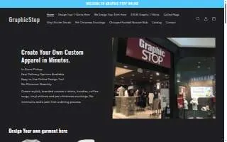 Graphic Stop website
