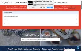 Holyoke Mall website