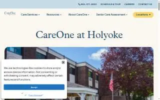Holyoke Rehab Center website