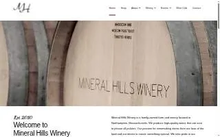 Mineral Hills Winery at Godard's Red Hen Farm, LLC of Holyoke website