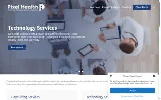 Pixel Health website
