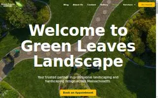 Green Leaves Landscape website