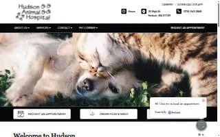 Hudson Animal Hospital: Hanneman Linda DVM website