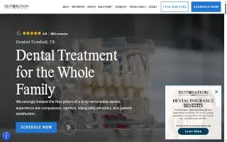 Restoration Smiles: Adult & Pediatric Dentistry website