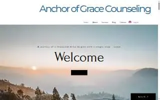 Anchor of Grace Counseling website
