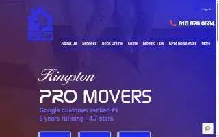 Kingston PRO MOVERS Inc website