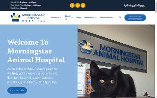 Morningstar Animal Hospital website