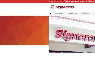 Signarama Kingston website