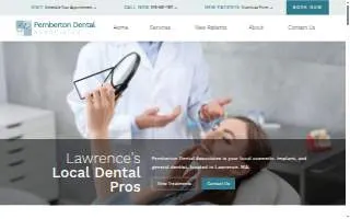 Pemberton Dental Associates website