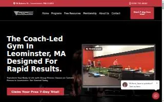 Commit Fitness website