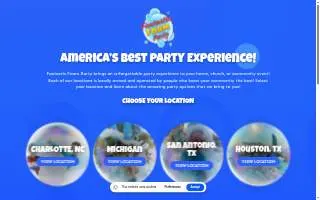 Fantastic Foam Party - Massachusetts website