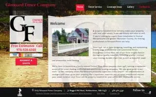 Girouard Fence Co website