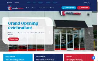IC Credit Union - Main Office website