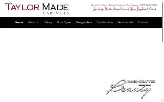 Taylor Made Cabinets, LLC website