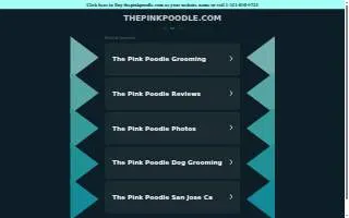 The Pink Poodle Luxury Boarding and Dog Daycare of Leominster website