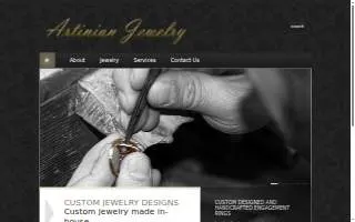 Artinian Jewelry website