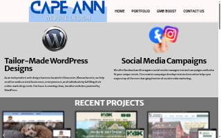 Cape Ann Website Design of Lexington