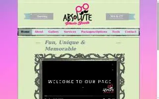 Absolute Photo Booth of Longmeadow website
